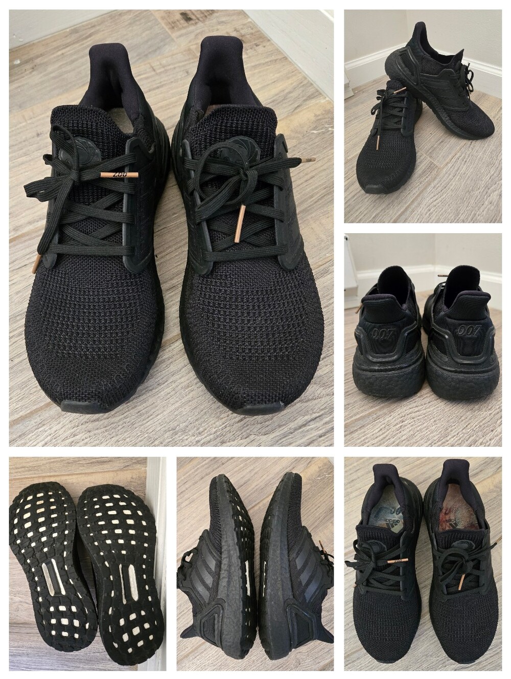 Adidas Ultraboost 20 X James Bond Sneakers, Men's 7.5, EUC